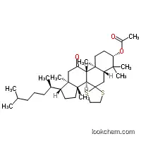 Molecular Structure of 56259-20-2 (7,7-Ethylenedithio-3β-(acetyloxy)-11-oxo-5α-lanostane)